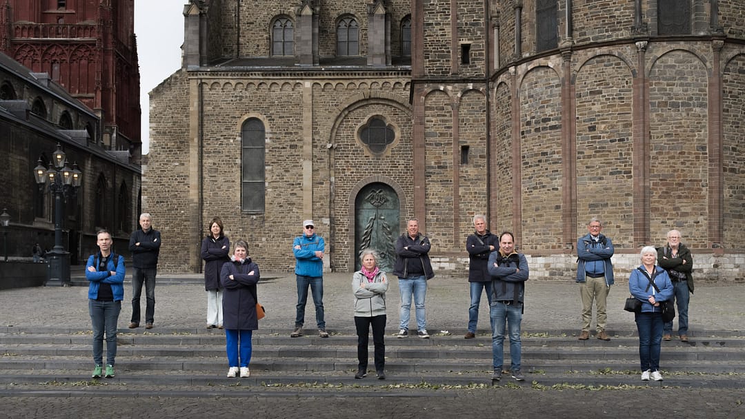Uitje Maastricht, groepsfoto