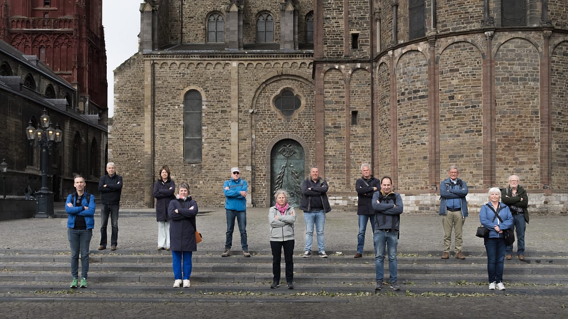 Uitje Maastricht, groepsfoto