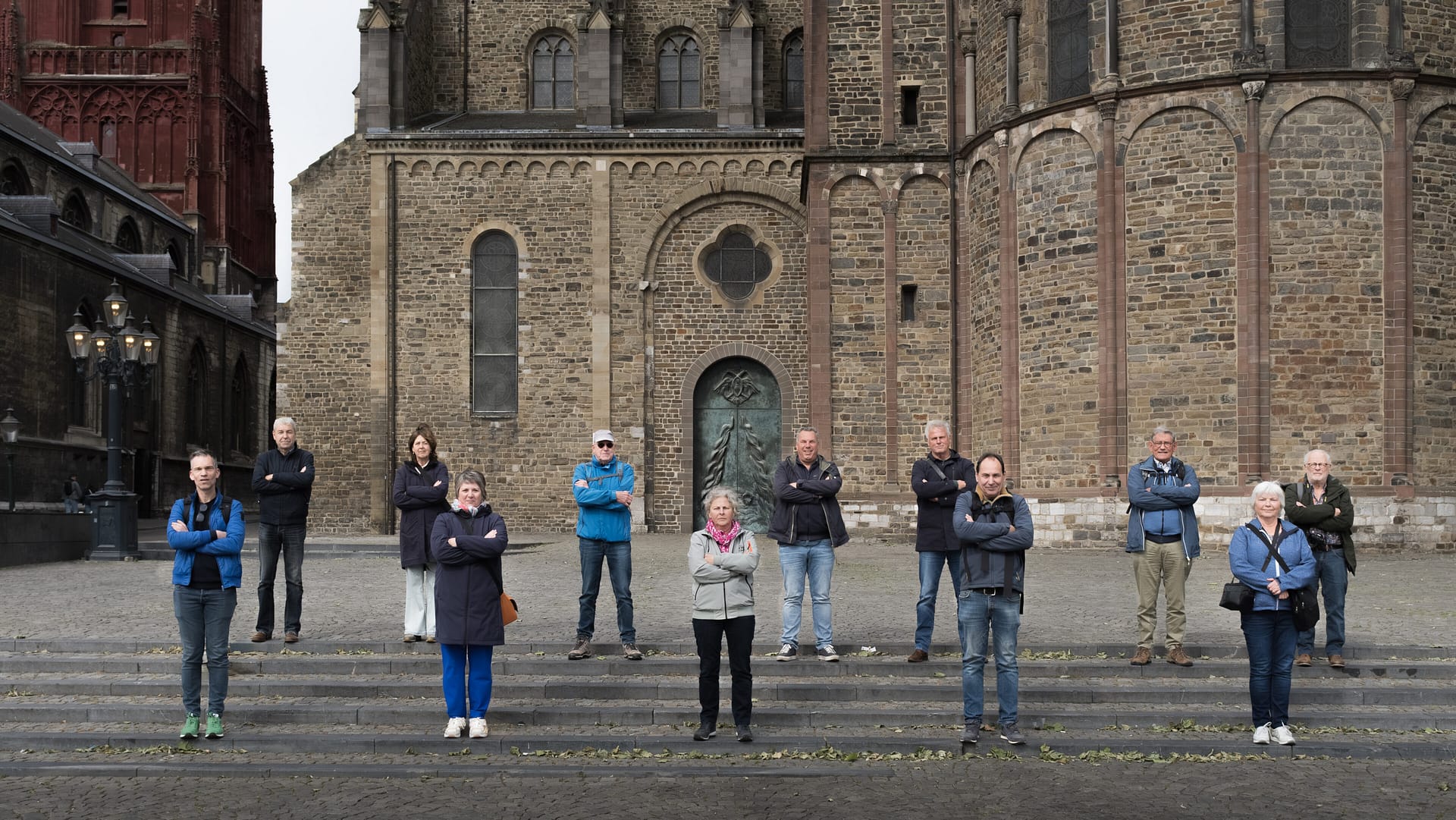 Uitje Maastricht, groepsfoto