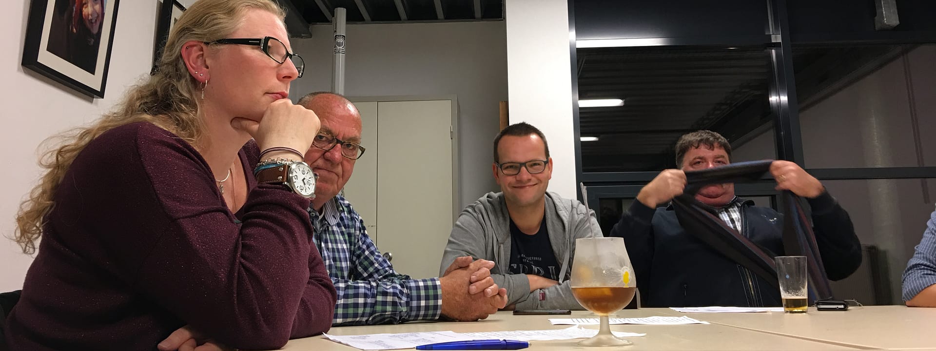 Kristel, Martien, Harald, Alphons