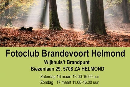 Uitnodiging Fotoclub Brandevoort Helmond